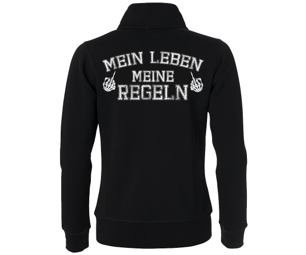 Teufelswerk - Mein Leben meine Regeln - Frauen Freizeitjacke - schwarz