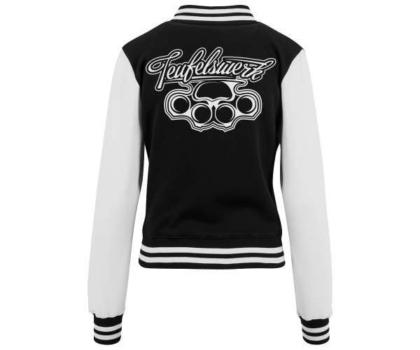 Teufelswerk - Schlagring - Frauen College Jacke - schwarz