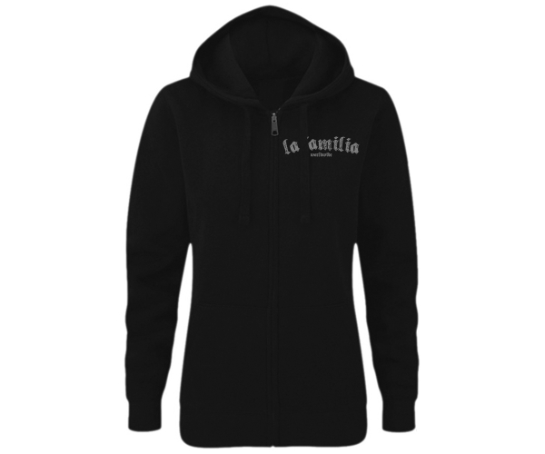 La Familia - De buena Familia La Familia worldwide - Frauen Kapuzenjacke - schwarz