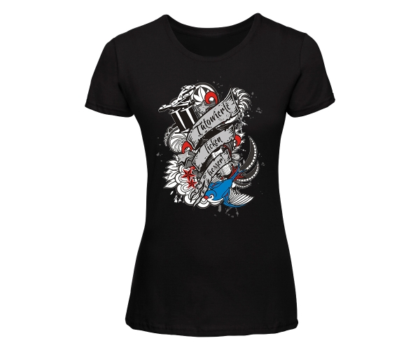 Tattoo Style - Tätowierte ficken besser - Frauen Shirt - schwarz