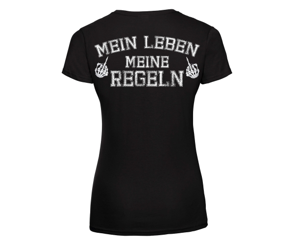 Teufelswerk - Mein Leben meine Regeln - Frauen Shirt - schwarz