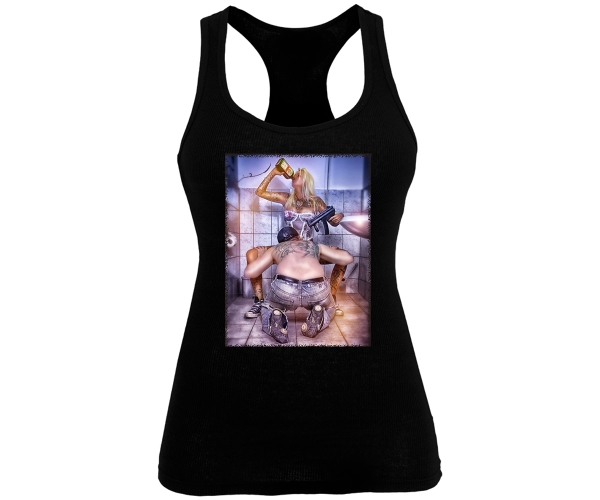 Tattoo Style - Dat Tinchen Klobild - Frauen Tank Top - schwarz