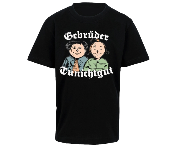 Gebrüder Tunichtgut - Kinder T-Shirt - schwarz