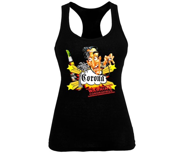 Corona Virus - Frauen Tank Top - schwarz