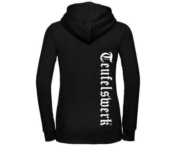 Teufelswerk - Flügel - Frauen Kapuzenpullover - schwarz