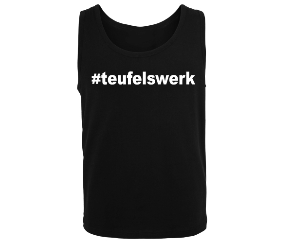 Teufelswerk - Hashtag Teufelswerk - Männer Muskelshirt - schwarz