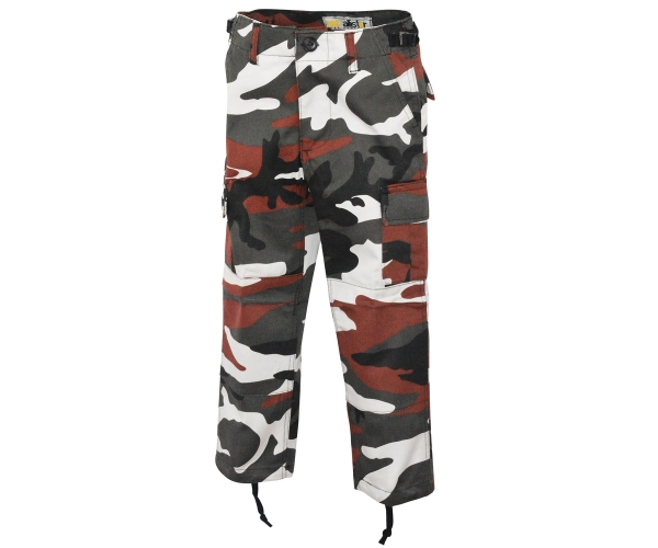 Kinder - Army Cargo BDU Hose - redcamo