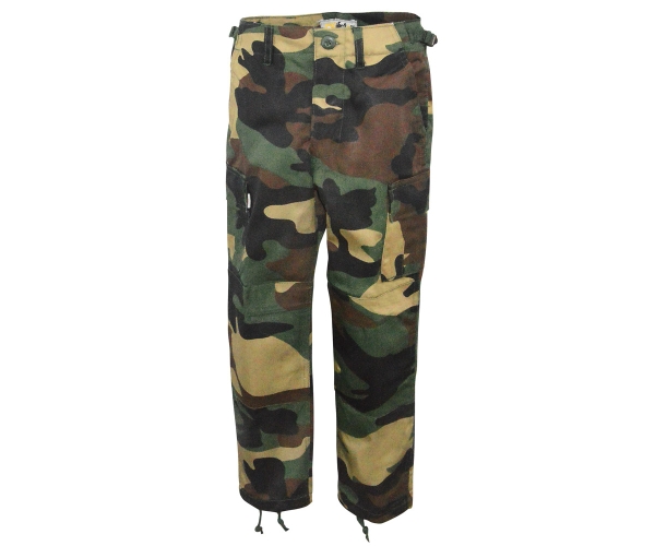 Kinder - Army Cargo BDU Hose - woodland