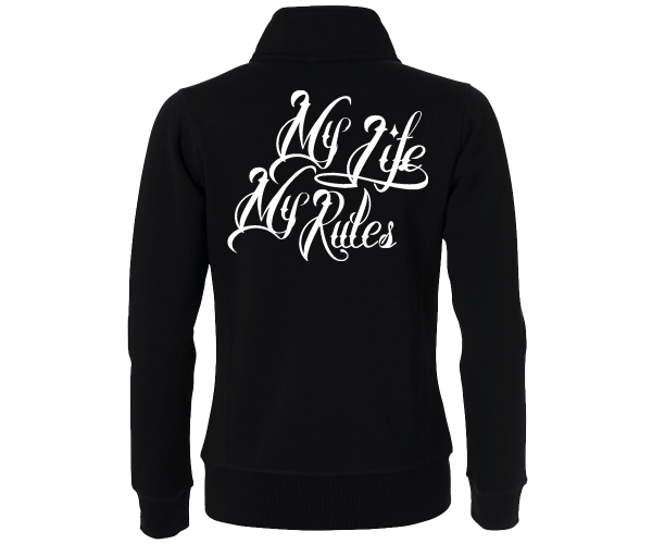 La Familia - My life my rules - Frauen Freizeitjacke - schwarz