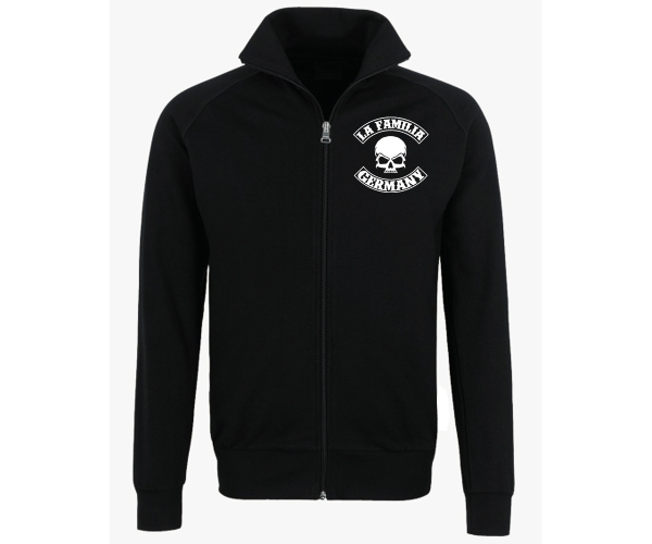 La Familia - Totenkopf Banderole - Männer Freizeitjacke - schwarz