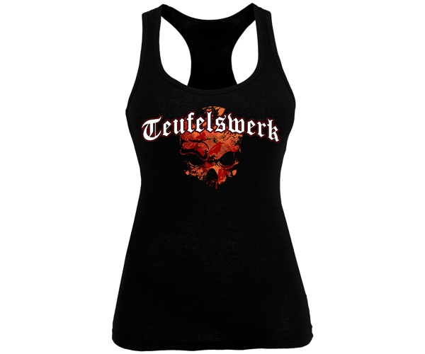 Teufelswerk - Schädel - Frauen Tank Top - schwarz