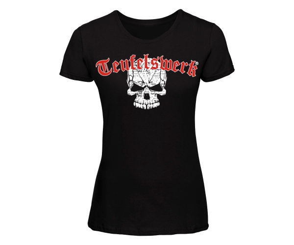 Teufelswerk - Totenkopf - Frauen Shirt - schwarz