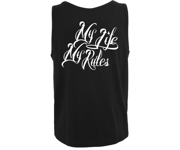 La Familia - My life my rules - Männer Muskelshirt - schwarz