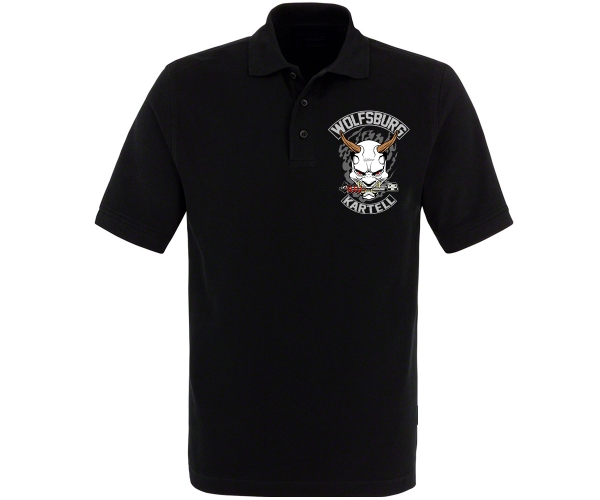 Tuning - Wolfsburg Kartell - Männer Polo Shirt - schwarz