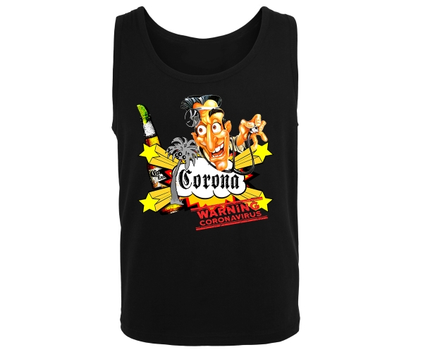 Corona Virus - Männer Muskelshirt - schwarz