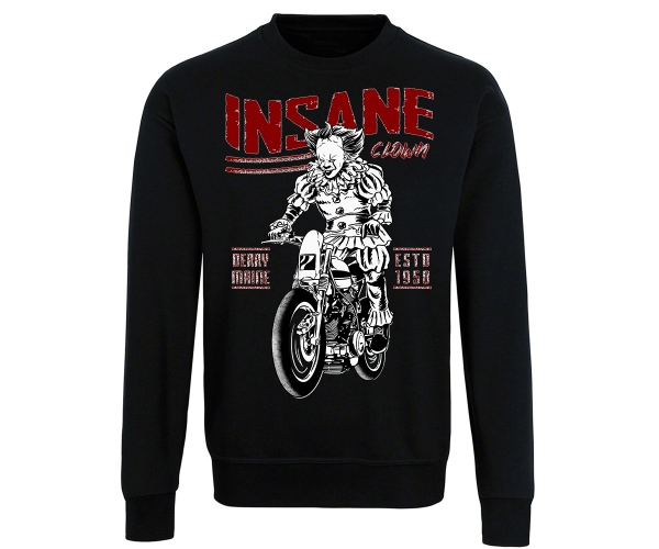 Insane Biker Clown - Männer Pullover - schwarz