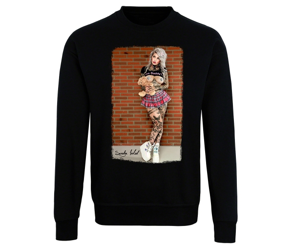 Tattoo Style - Sandra Inked - Männer Pullover - schwarz