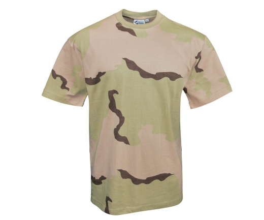 T-Shirt - 3 color desert camo