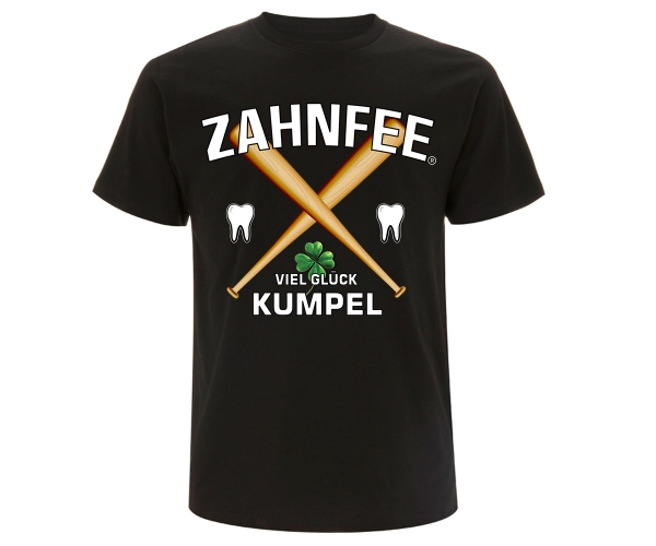 Zahnfee - Viel Glück Kumpel - Männer T-Shirt - schwarz