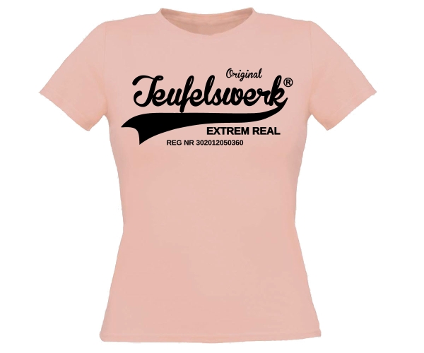 Teufelswerk - Original Teufelswerk - Retro Frauen Shirt - rosa