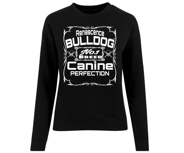 Bulldog - No 1 breed Renascence Bulldog - Frauen Pullover - schwarz