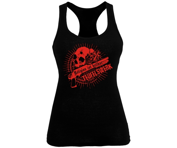 Teufelswerk - Religion ist heilbar - Frauen Premium Tank Top - schwarz