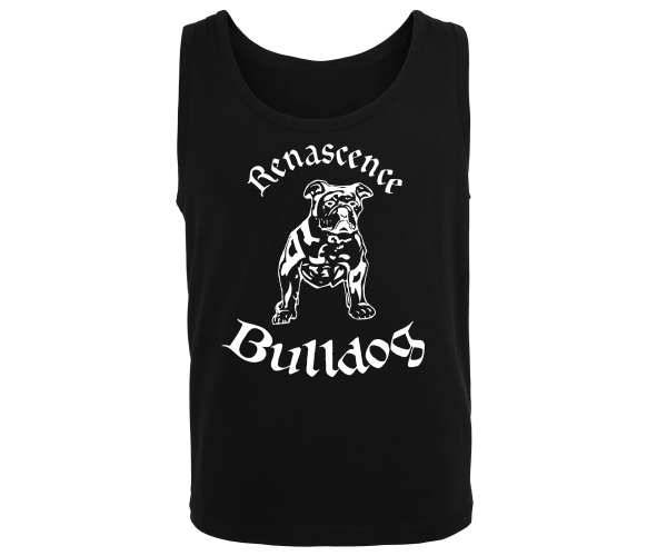 Bulldog - Renascence Bulldog Logo - Männer Muskelshirt - schwarz