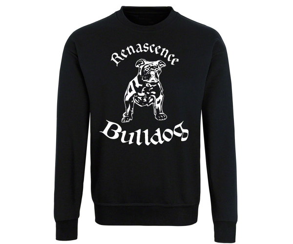 Bulldog - Renascence Bulldog Logo - Männer Pullover - schwarz