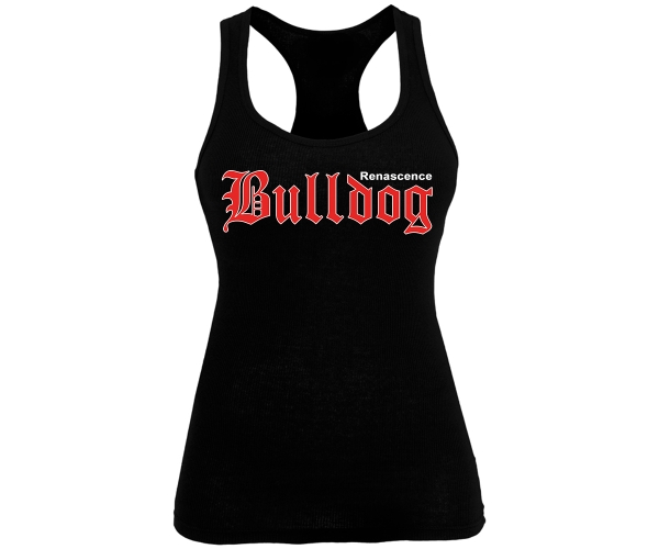 Bulldog - Renascence Bulldog Schriftzug - Frauen Tank Top - schwarz