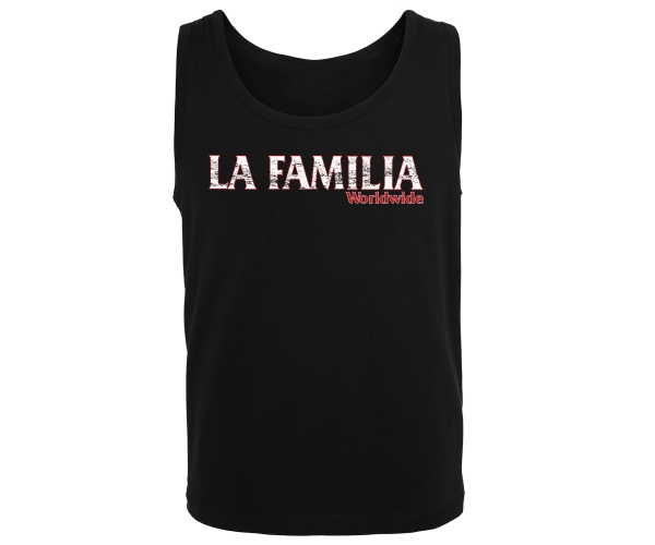 La Familia - The System is fucked up La Familia worldwide - Männer Muskelshirt - schwarz