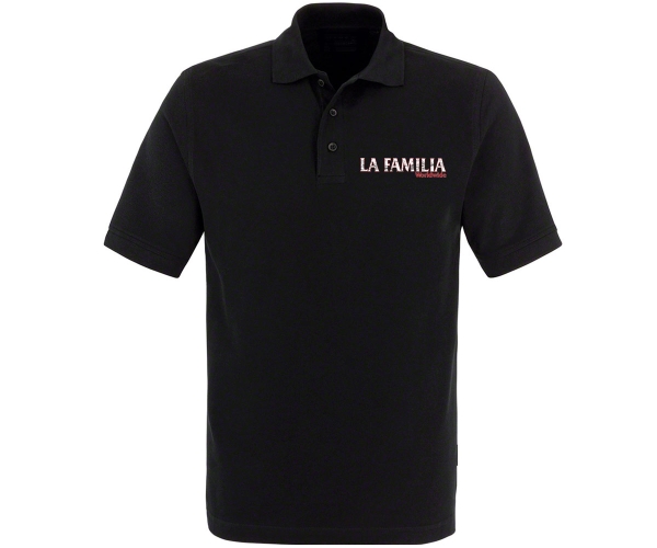 La Familia - The System is fucked up La Familia worldwide - Männer Polo Shirt - schwarz