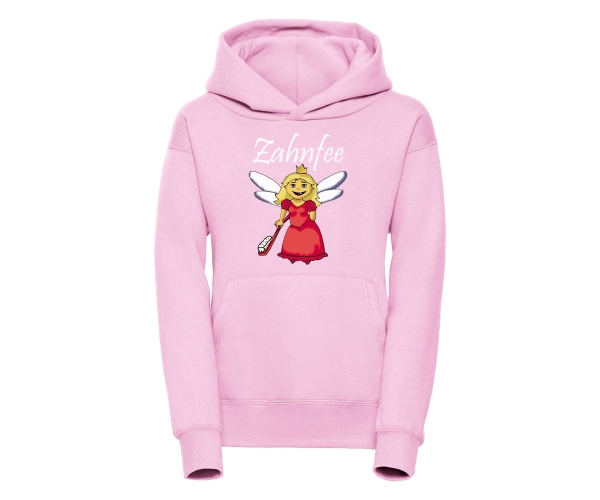 Zahnfee - Logo Zahnbürste - Kinder Kapuzenpullover - rosa