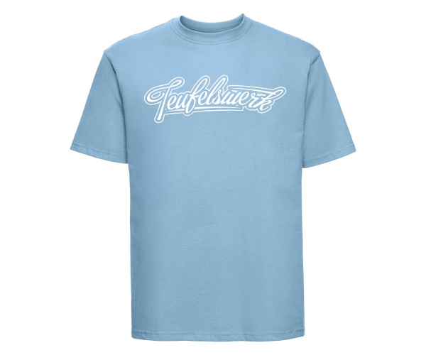 Teufelswerk - Logo 18 - Männer T-Shirt - hellblau