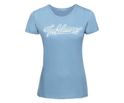 Teufelswerk - Logo 18 - Frauen Shirt - hellblau