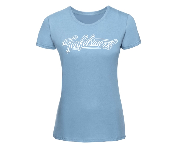 Teufelswerk - Logo 18 - Frauen Shirt - hellblau