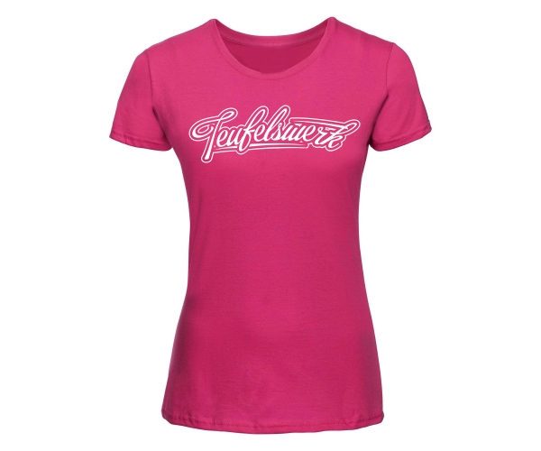 Teufelswerk - Logo 18 - Frauen Shirt - pink