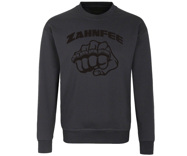 Zahnfee - Stahlfaust - Männer Pullover - grau