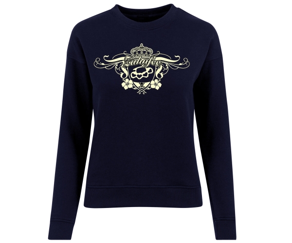 Zahnfee - Krone - Frauen Pullover - navy