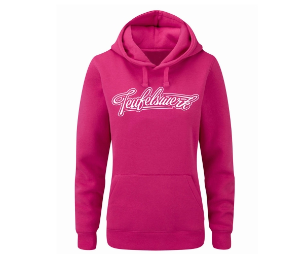 Teufelswerk - Logo 18 - Frauen Kapuzenpullover - pink