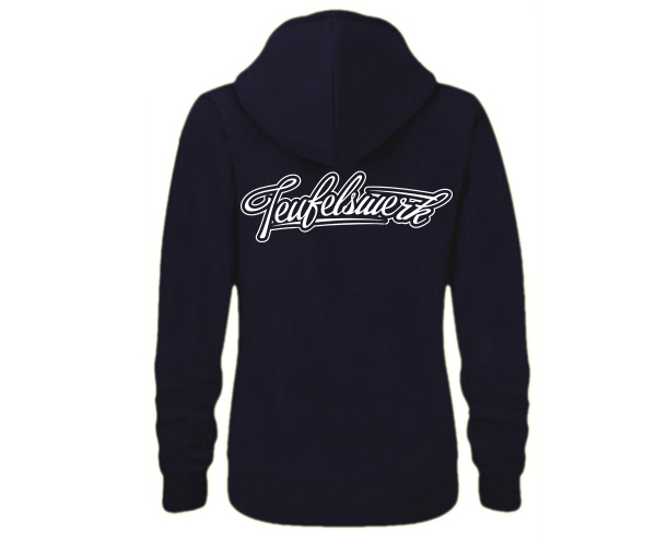 Teufelswerk - Logo 18 - Frauen Kapuzenjacke - navy