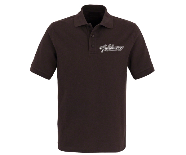 Teufelswerk - Logo 18 - Männer Polo Shirt - braun