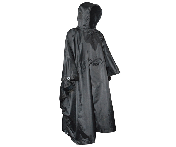 Regenponcho CI Rip Stop - schwarz