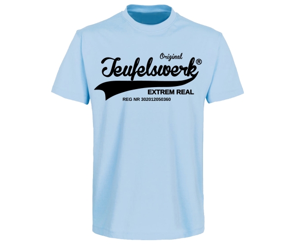 Teufelswerk - Original Teufelswerk - Retro Männer T-Shirt - hellblau