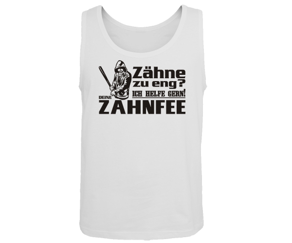 Zahnfee - Zähne zu eng - Männer Muskelshirt - weiß