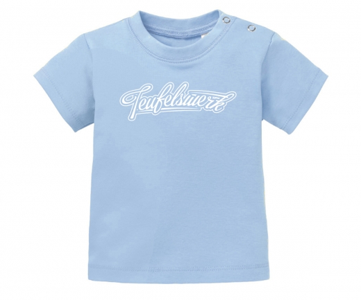 Teufelswerk - Logo 18 - Baby Shirt - hellblau