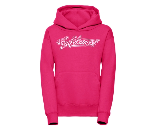 Teufelswerk - Logo 18 - Kinder Kapuzenpullover - pink