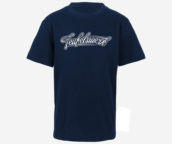 Teufelswerk - Logo 18 - Kinder T-Shirt - navy