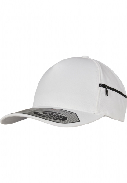 Flexfit Cap - Flexfit 110 Pocket - mit Tasche - weiß