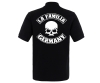 La Familia - Totenkopf Banderole - Männer Polo Shirt - schwarz