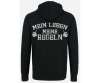 Teufelswerk - Mein Leben meine Regeln - Männer Kapuzenpullover - schwarz